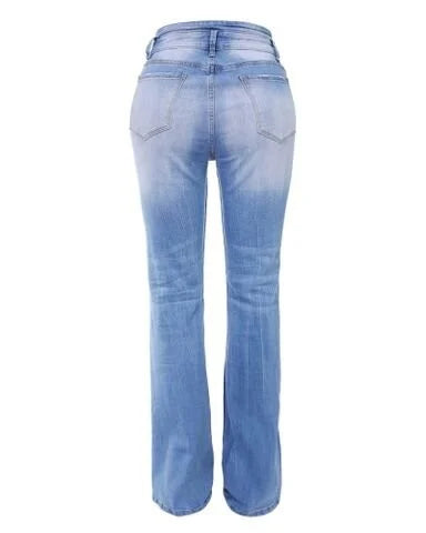 Jessika - Retro Broek - Chic - Denim - Ideaal voor de zomer