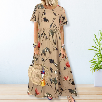 Kiara - Casual Boho Maxi Jurk - Voor Vrouwen - Vintage Stijl