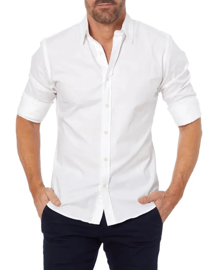 Emiel - Button-down polo - Elegant - Hoge kwaliteit Hoorwaardige kwaliteit  - Voor formele gelegenheden