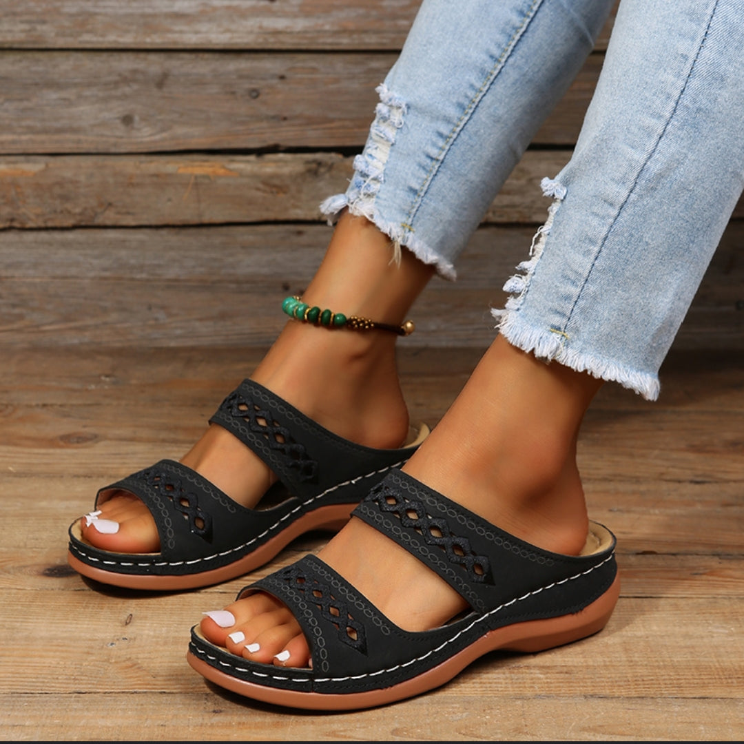 Andie - Platform Sandalen - Casual - Leder - Perfect voor casual dagen