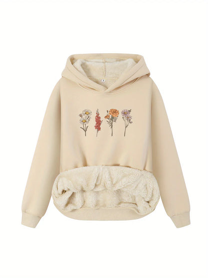 Casual Fleece Pullover Hoodie met Capuchon voor Dames | Perfect voor Casual Dagen