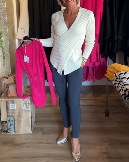 Meya - Lange Mouw- Elegant - Lichte Formele Stijl - Perfect Voor Casual Dagen