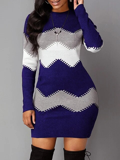 Deanira - Bodycon jurk - Casual - Hoogwaardig Hoorwaardige kwaliteit  - Ideaal voor de winter