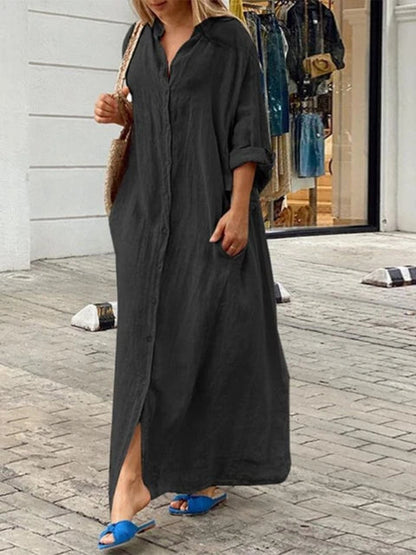 Alina - Maxi Jurk - Casual - Lichte Formele Stijl - Voor Dagelijks Gebruik