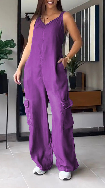 Ombeline - Jumpsuit - Elegant - Licht Hoorwaardige kwaliteit  - Ideaal voor de zomer