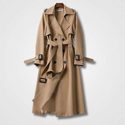 Charlotte - Hippe Trendy Trenchcoat - Voor Vrouwen | Vintage Uitstraling