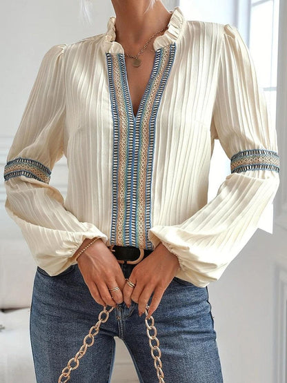 Janne - Vintage-stijl-Top - Chic - Hoge kwaliteit Hoorwaardige kwaliteit  - Perfect voor casual dagen