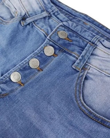 Jessika - Retro Broek - Chic - Denim - Ideaal voor de zomer