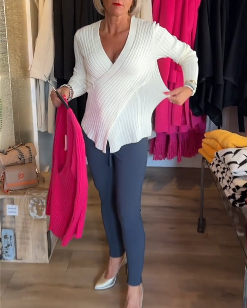 Meya - Lange Mouw- Elegant - Lichte Formele Stijl - Perfect Voor Casual Dagen