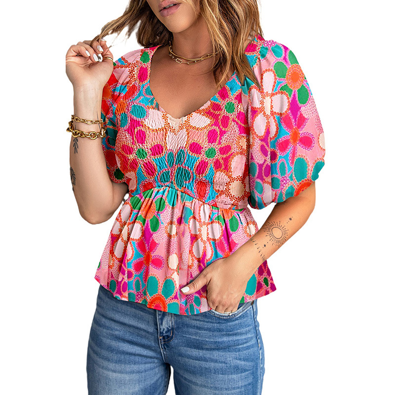 Analia - Damesblouse - Casual - Licht Formele Stijl - Ideaal voor de zomer