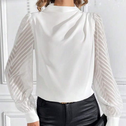 Mina - Stijlvolle Blouse - Elegant - Moderne Stijl - Voor Formele Gelegenheden