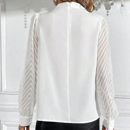 Mina - Stijlvolle Blouse - Elegant - Moderne Stijl - Voor Formele Gelegenheden