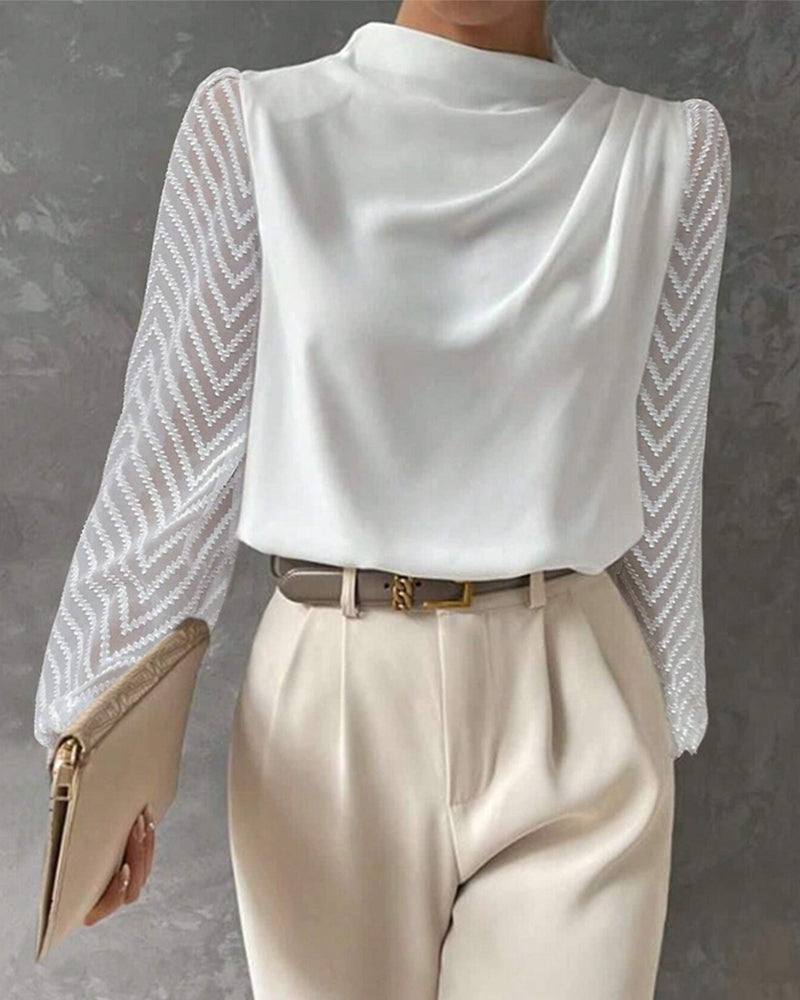 Mina - Stijlvolle Blouse - Elegant - Moderne Stijl - Voor Formele Gelegenheden