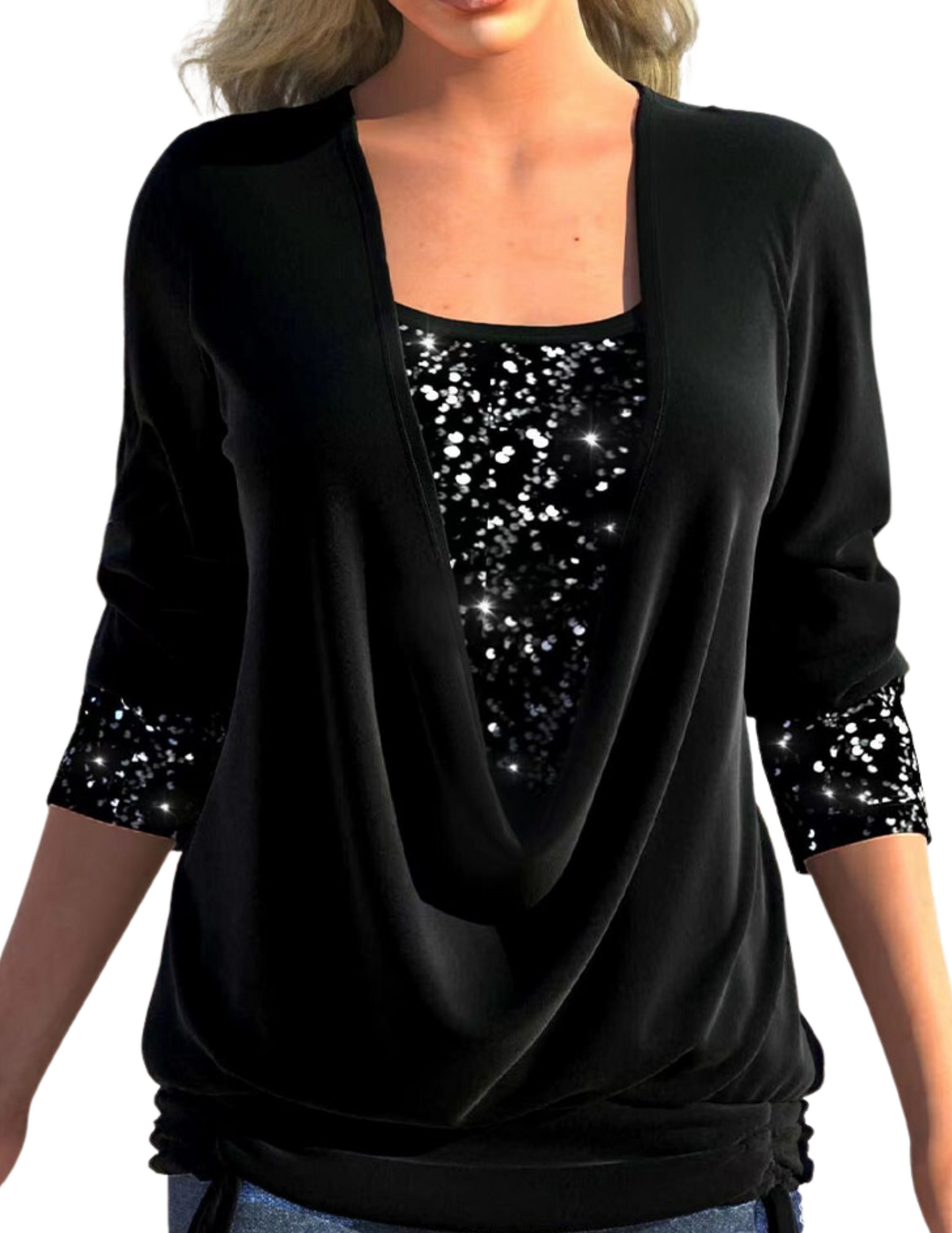 Mies - Losse Blouse - Chic - Licht Hoorwaardige kwaliteit  - Perfect voor casual dagen