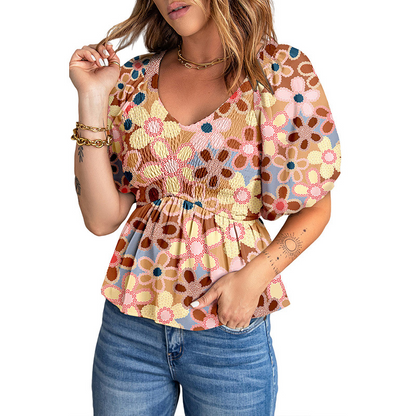 Analia - Damesblouse - Casual - Licht Formele Stijl - Ideaal voor de zomer