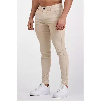 Casual Katoenen Slim Fit Broek voor Heren | Perfect voor Alle Seizoenen