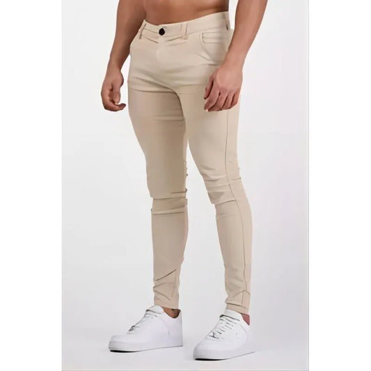 Casual Katoenen Slim Fit Broek voor Heren | Perfect voor Alle Seizoenen