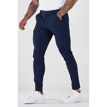 Casual Katoenen Slim Fit Broek voor Heren | Perfect voor Alle Seizoenen