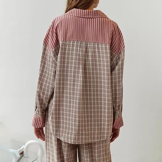 Meinnelda - Pyjamaset - Casual - Licht Hoorwaardige kwaliteit  - Voor dagelijks gebruik