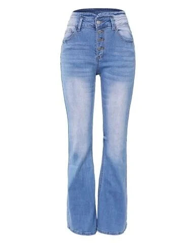 Jessika - Retro Broek - Chic - Denim - Ideaal voor de zomer