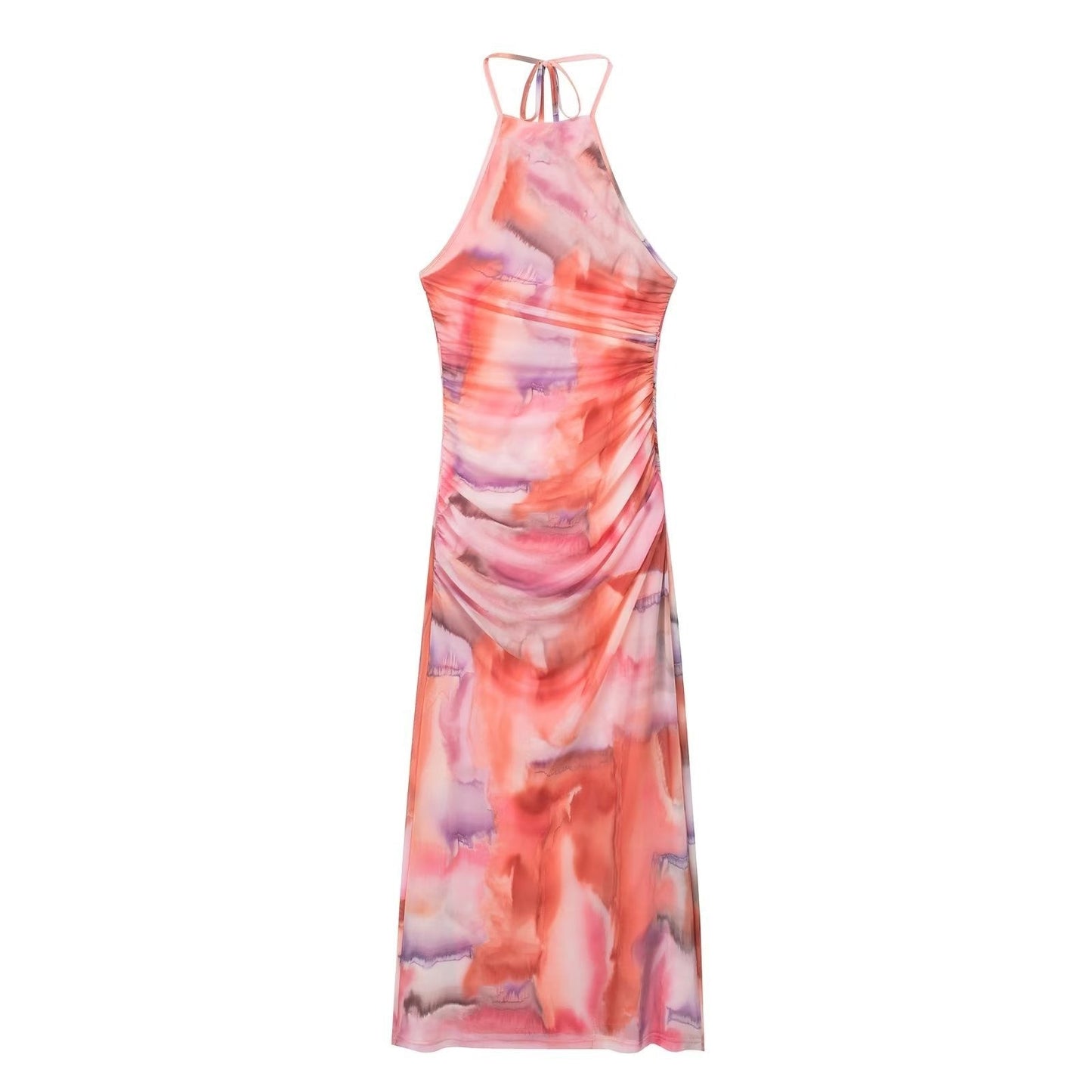 Blossom - Halter Top Jurk - Chic - Licht Formele Stijl - Ideaal voor de zomer