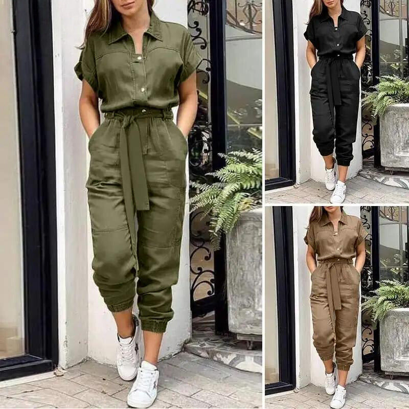 Nadia - Jumpsuit - Klassiek - Formele Stijl van hoge kwaliteit - Perfect voor casual dagen