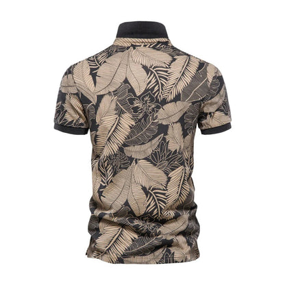 Abram - Polo met bloemenprint - Casual - Formele Stijl van hoge kwaliteit - Ideaal voor de zomer