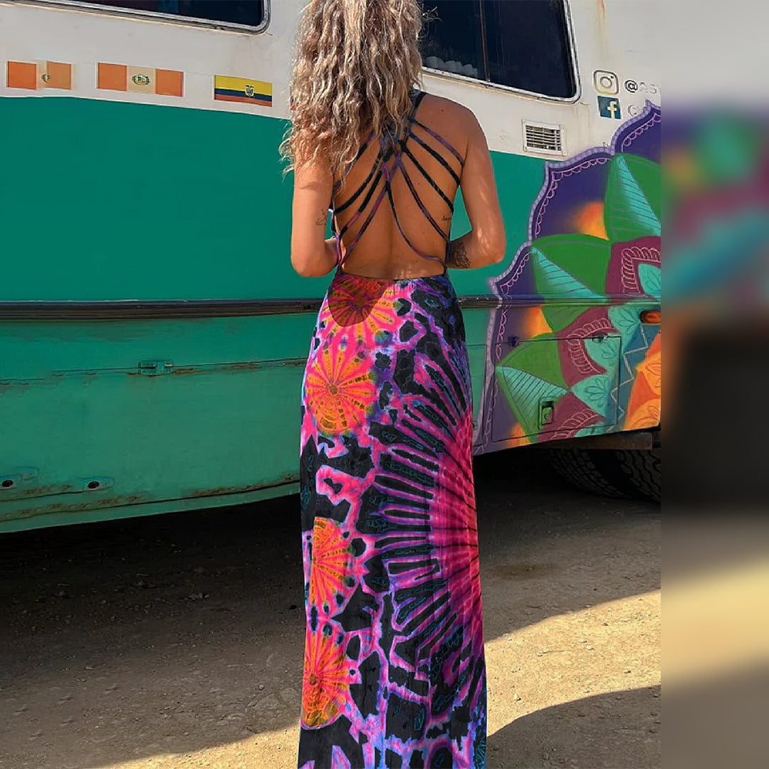 Lana - Maxi Jurk - Boho - Formele Stijl van hoge kwaliteit - Ideaal voor de zomer