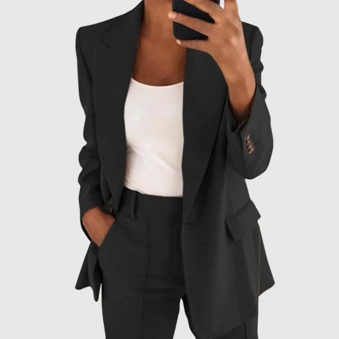 Emely - Damesblazer - Chic/Elegant - Hoogwaardig Prestatieweefsel - Formele Gelegenheden