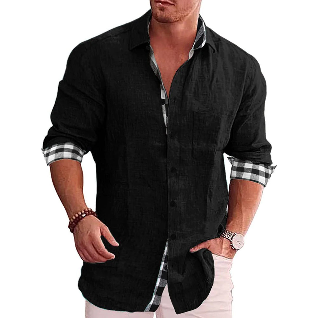 Dirk - Heren Overhemd - Casual - Formele Stijl - Ideaal voor de Zomer