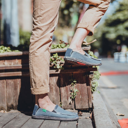 Sven - Loafers - Casual - Denim Canvasmix - Dagelijks Gebruik