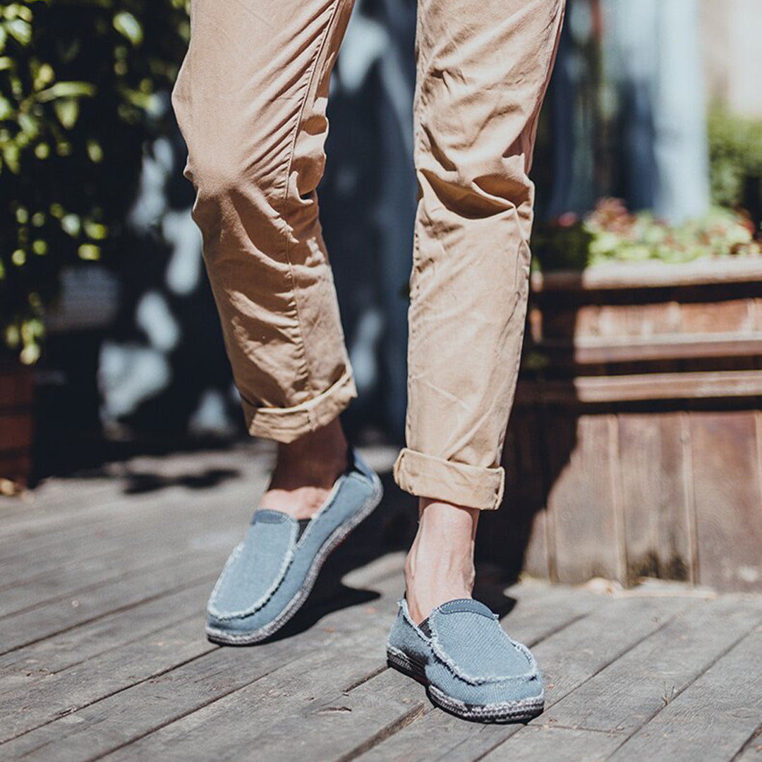 Sven - Loafers - Casual - Denim Canvasmix - Dagelijks Gebruik