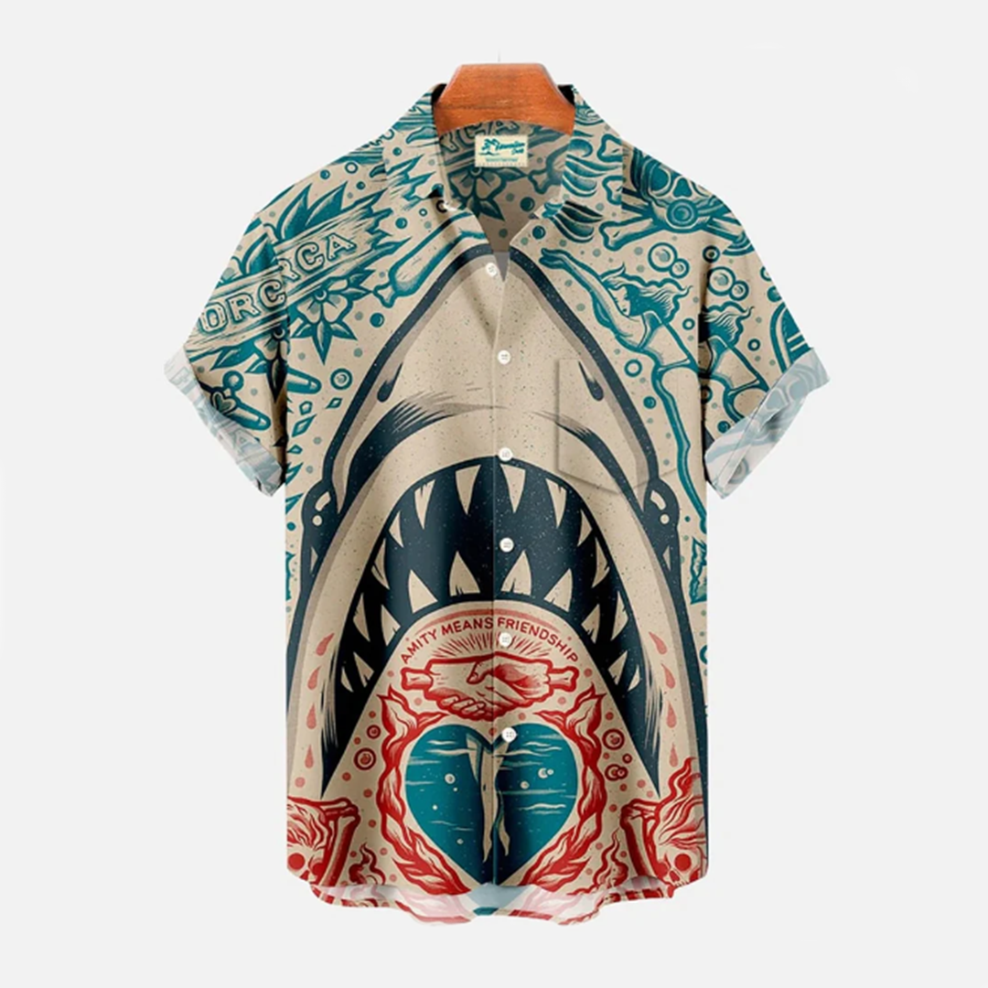 Kurt - Shirt - Casual - Unieke Print - Ideaal voor Zomer