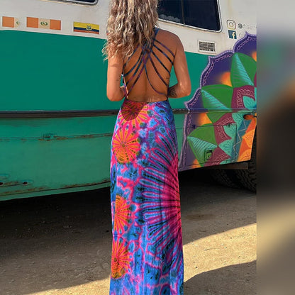 Lana - Maxi Jurk - Boho - Formele Stijl van hoge kwaliteit - Ideaal voor de zomer