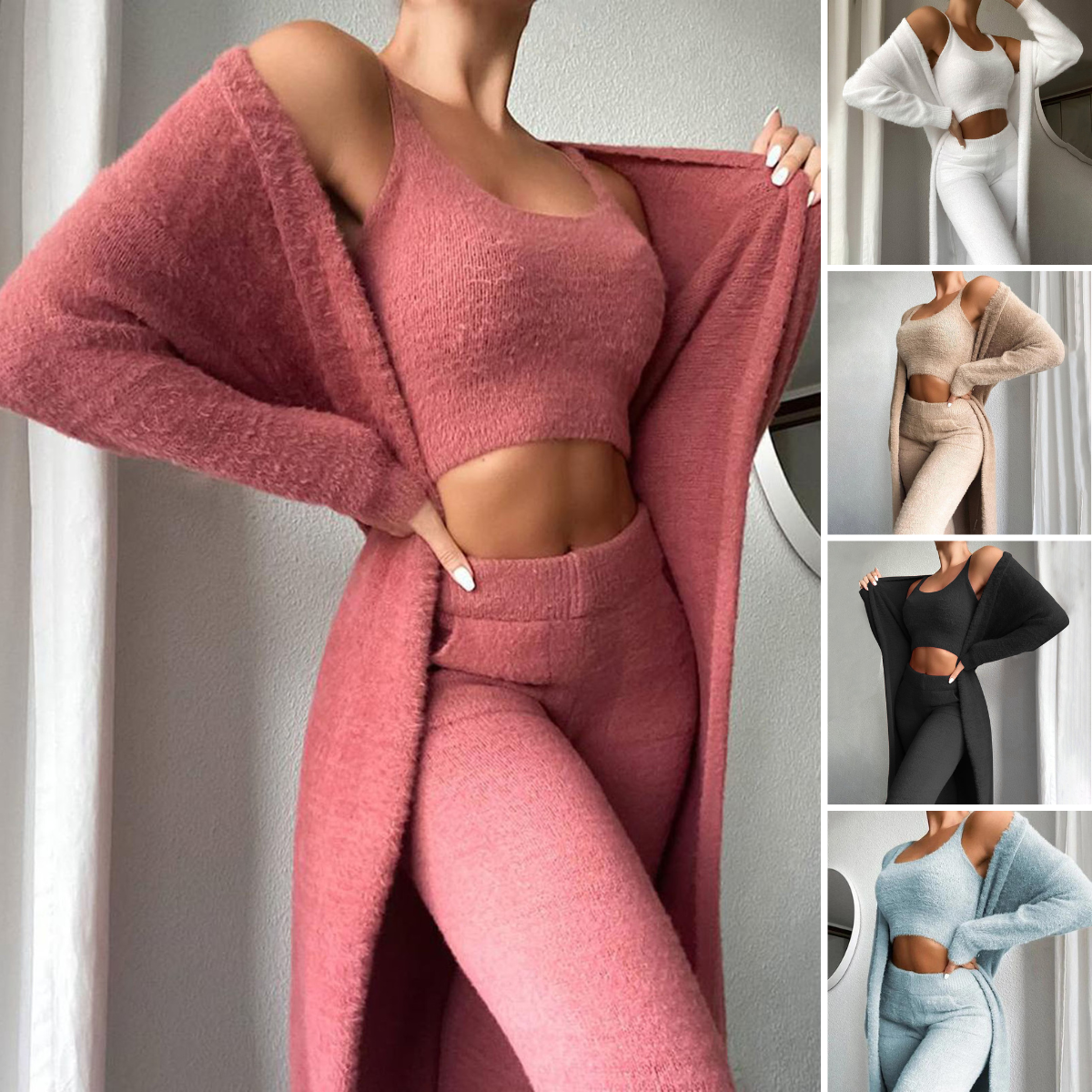 Kiarra - Loungewear set - Casual - Licht Formele Stijl - Ideaal voor de herfst