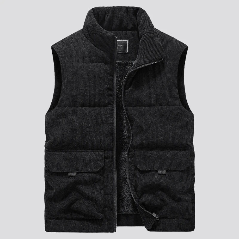 Floris - Heren Warme Vest - Casual - Corduroy - Ideaal voor de Winter