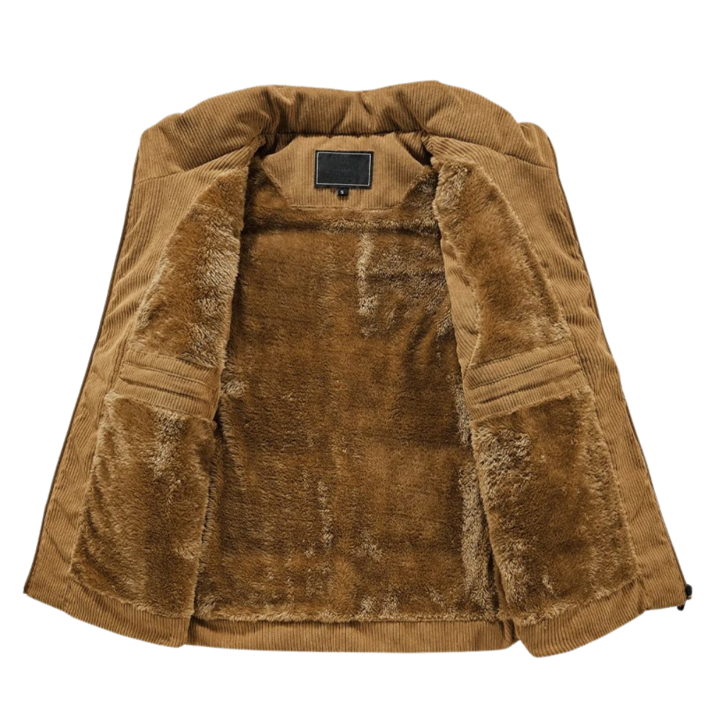 Floris - Heren Warme Vest - Casual - Corduroy - Ideaal voor de Winter