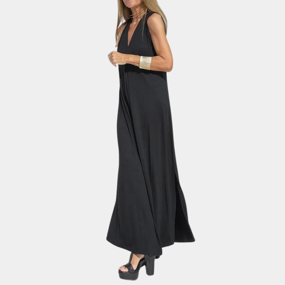 Camille - Maxi Jurk - Chic/Elegant - Luxe Materiaal - Formele Gelegenheden