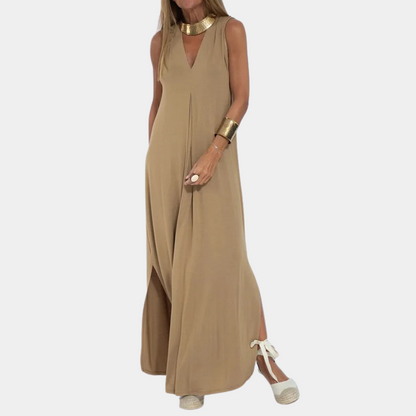 Camille - Maxi Jurk - Chic/Elegant - Luxe Materiaal - Formele Gelegenheden