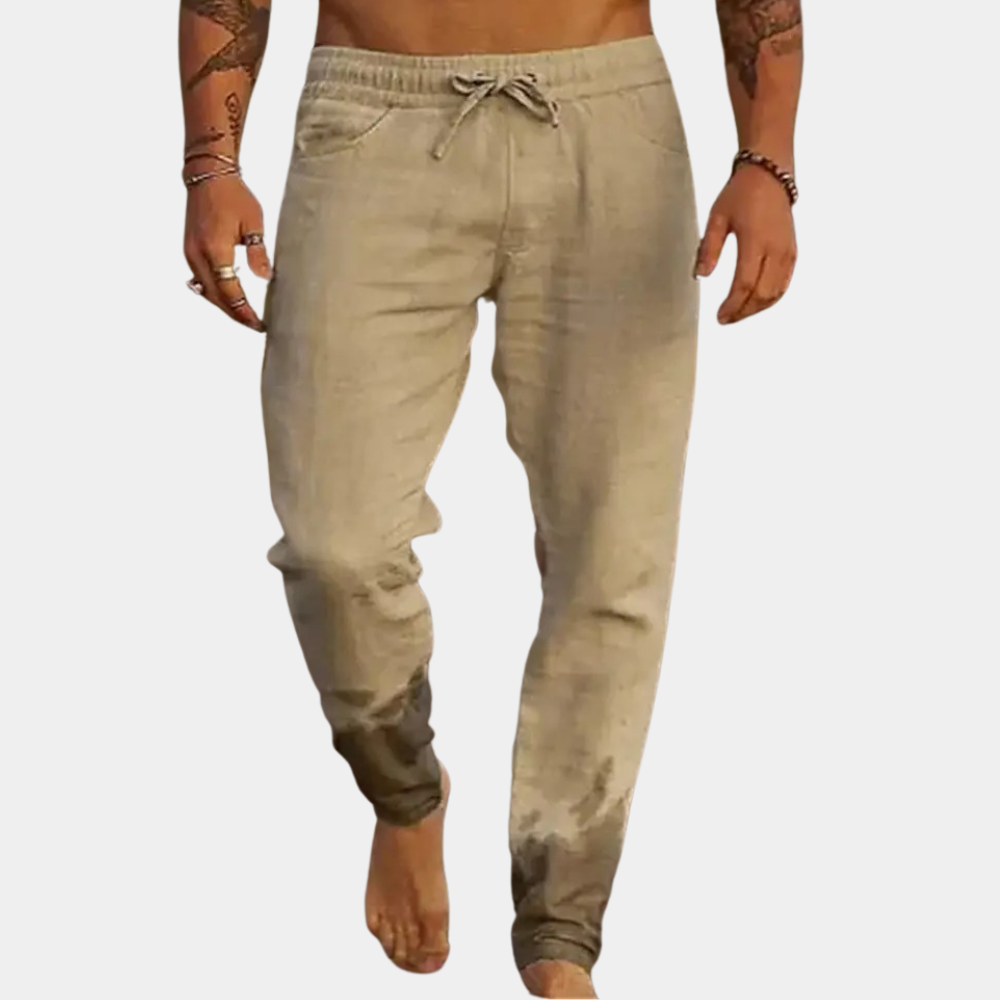 Cody - Casual Formele Stijlen Broek - Relaxed Fit - Linen - Ideaal voor Lente/Zomer