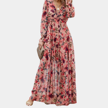 Dixie - Maxi Jurk - Boho - Formele Stijl van hoge kwaliteit - Ideaal voor de zomer