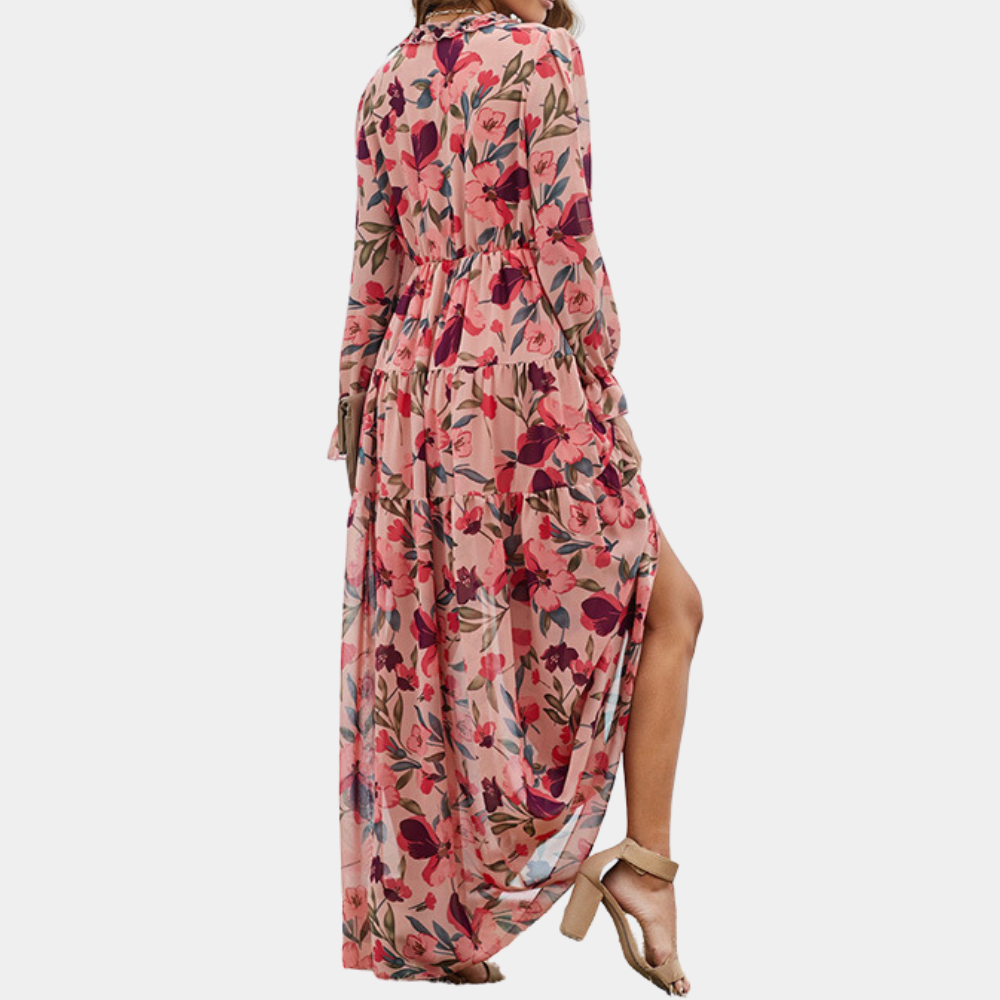 Dixie - Maxi Jurk - Boho - Formele Stijl van hoge kwaliteit - Ideaal voor de zomer