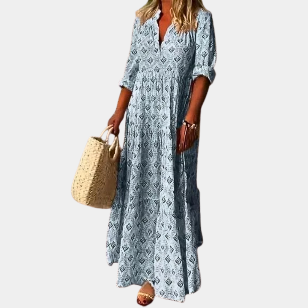 Reagan - Maxi Jurk - Boho - Licht Hoorwaardige kwaliteit  - Ideaal voor de zomer