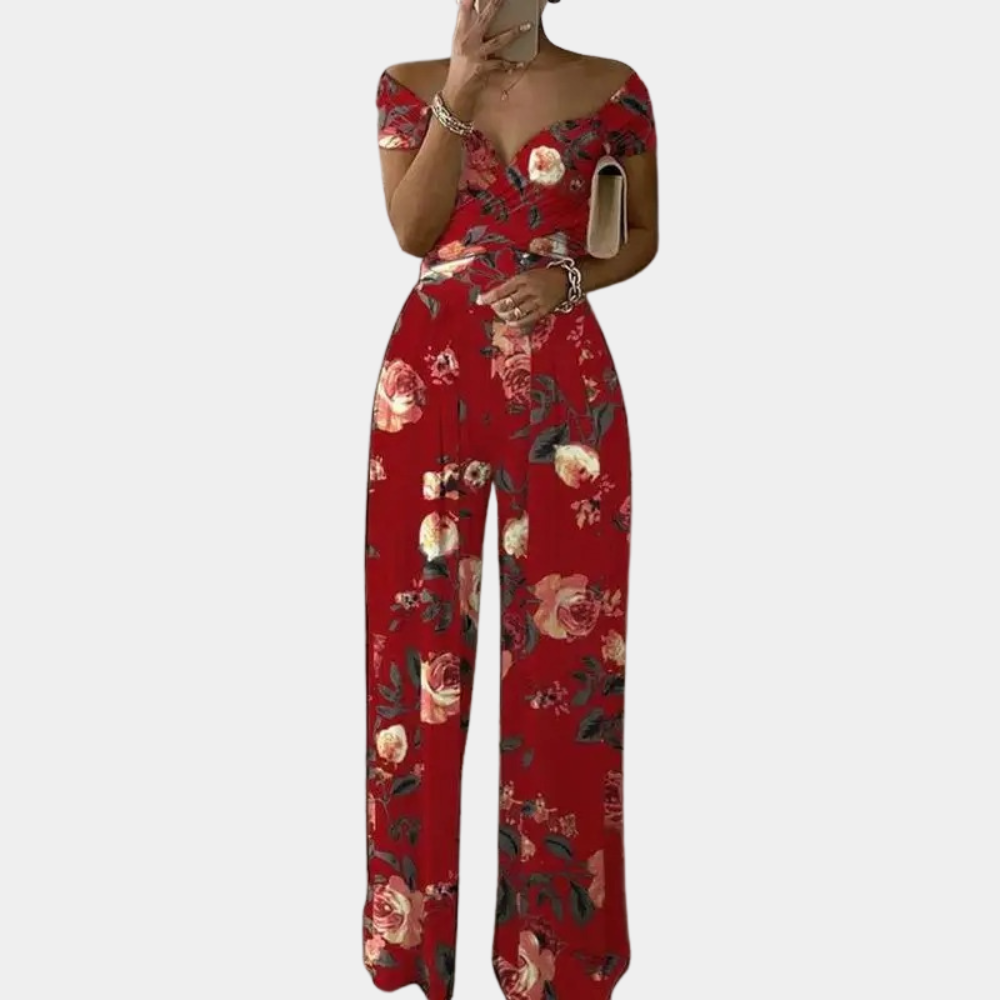 Ariel - Boho Maxi Jumpsuit - Voor Vrouwen | Luxueuze Uitstraling