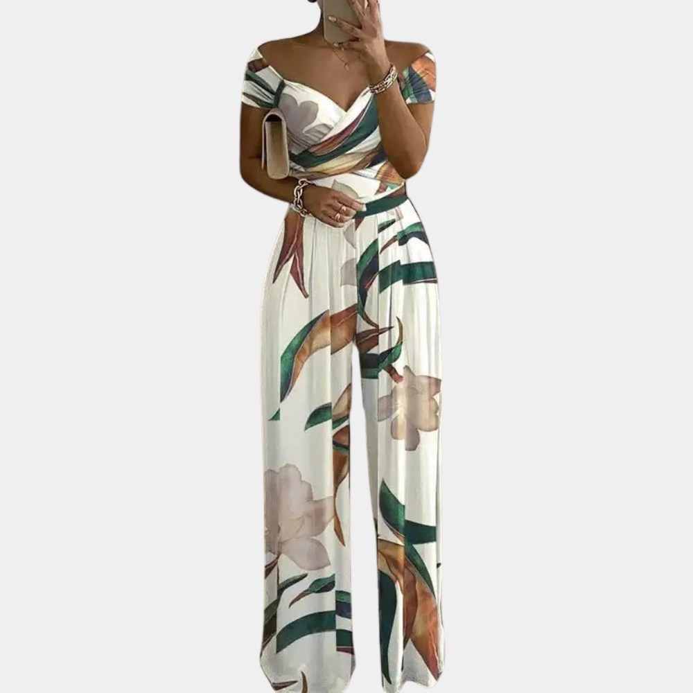 Ariel - Boho Maxi Jumpsuit - Voor Vrouwen | Luxueuze Uitstraling