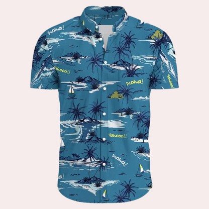 Conrad - Floral Polo - Boho - Licht Hoorwaardige kwaliteit  - Ideaal voor de zomer