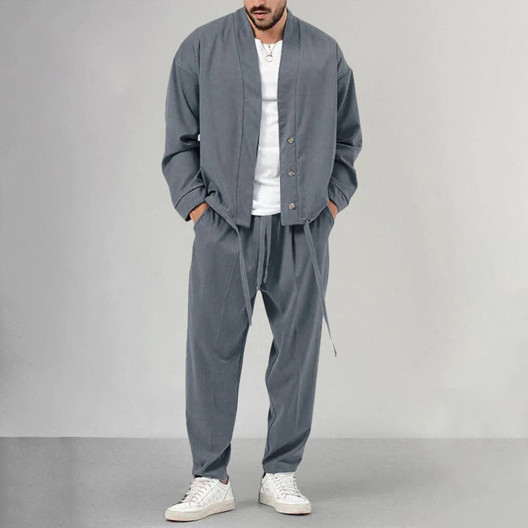 Bastiaan - Heren Set - Casual - Zacht Formele Stijl - Ideaal voor Dagelijks Comfort