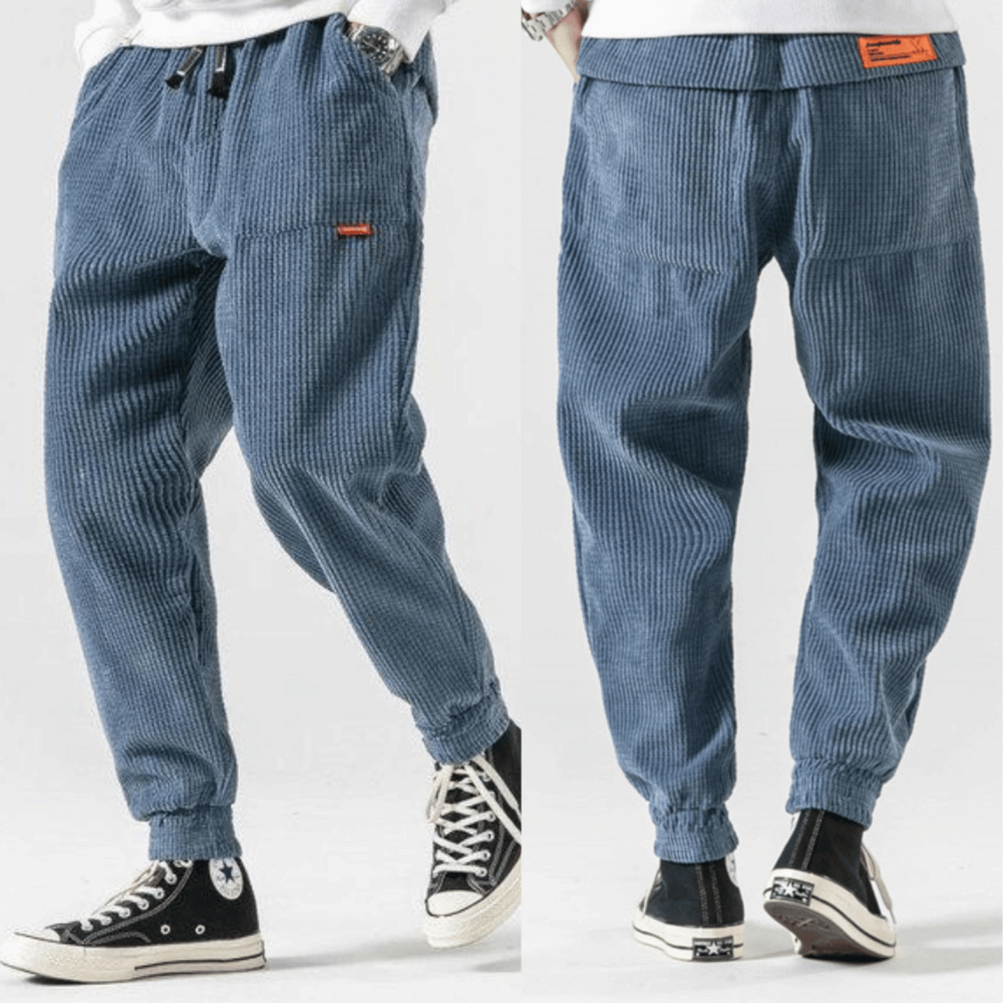 Mike - Corduroy Broek - Klassiek - Getailleerde Pasvorm - Perfect voor Casual Dagen