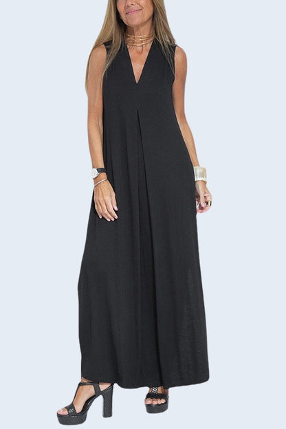 Evelyn - Maxi Jurk met Badjas - Casual - Licht Formele Stijl - Perfect voor casual dagen