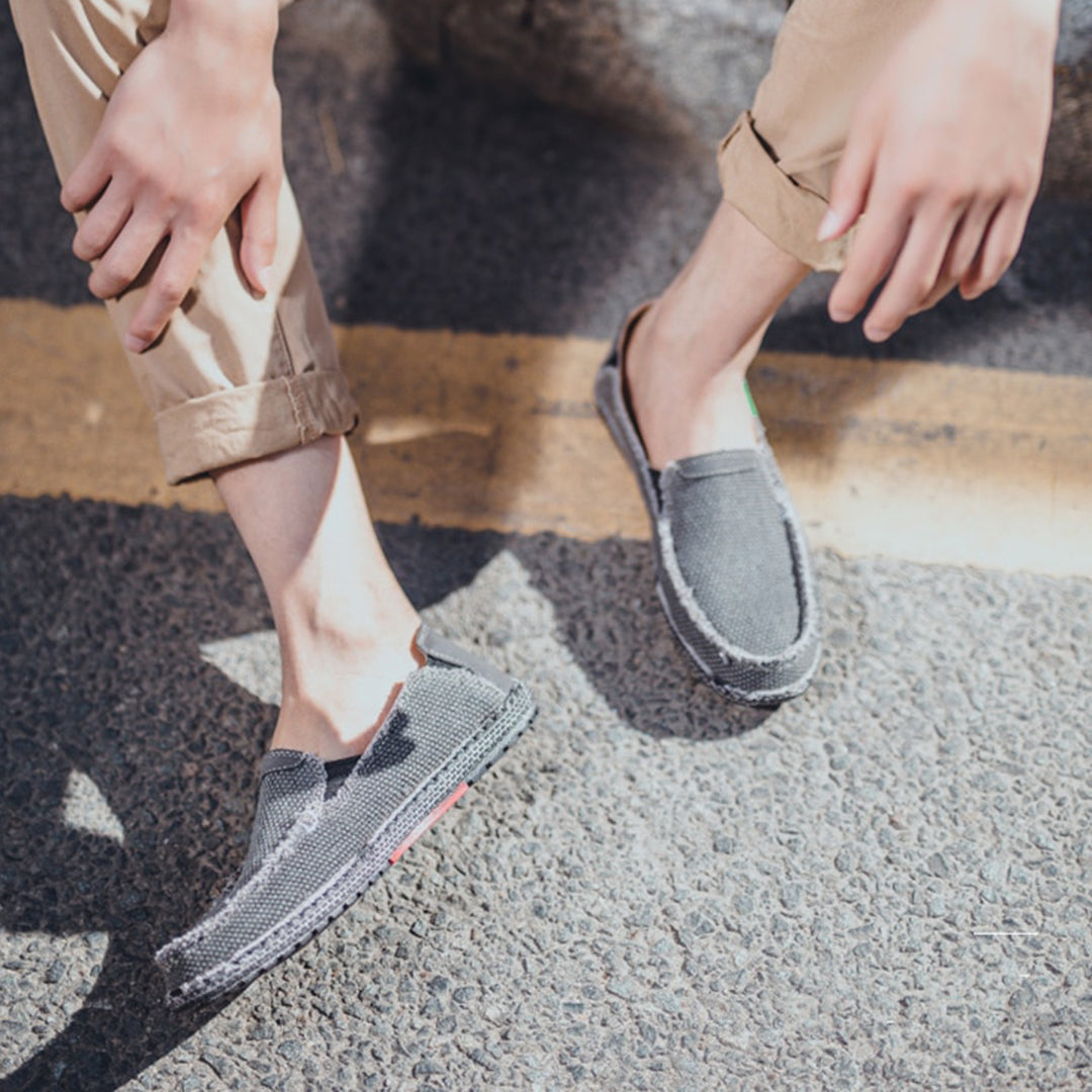 Sven - Loafers - Casual - Denim Canvasmix - Dagelijks Gebruik